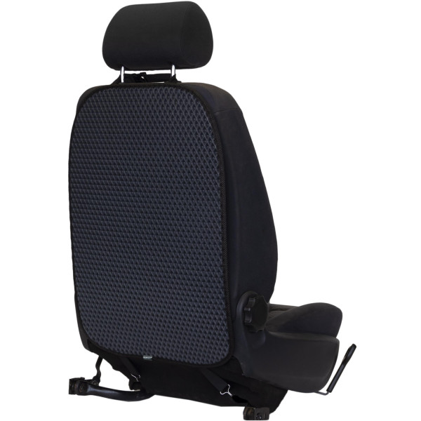 EVAtech Lasten Auton Istuimen Selkänojan Suojus 68x46 cm - harmaa / mustat reunat