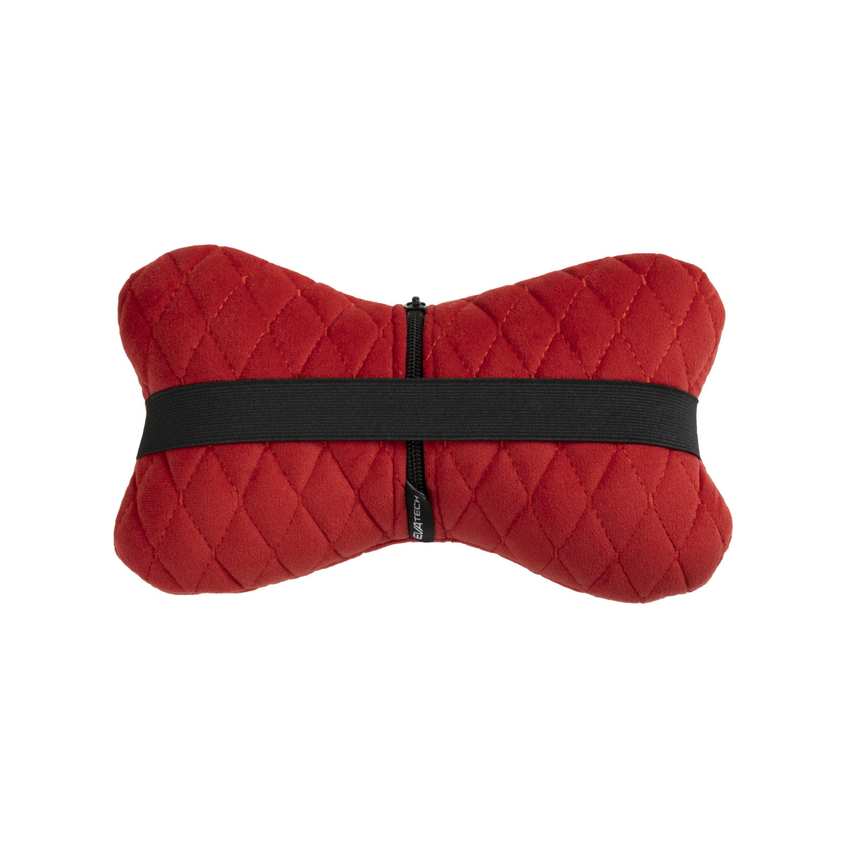 EVAtech auton pääntukityyny 27x16 cm - punainen / punaiset ompeleet EVAtech auton pääntukityyny 27x16 cm - punainen / punaiset ompeleet