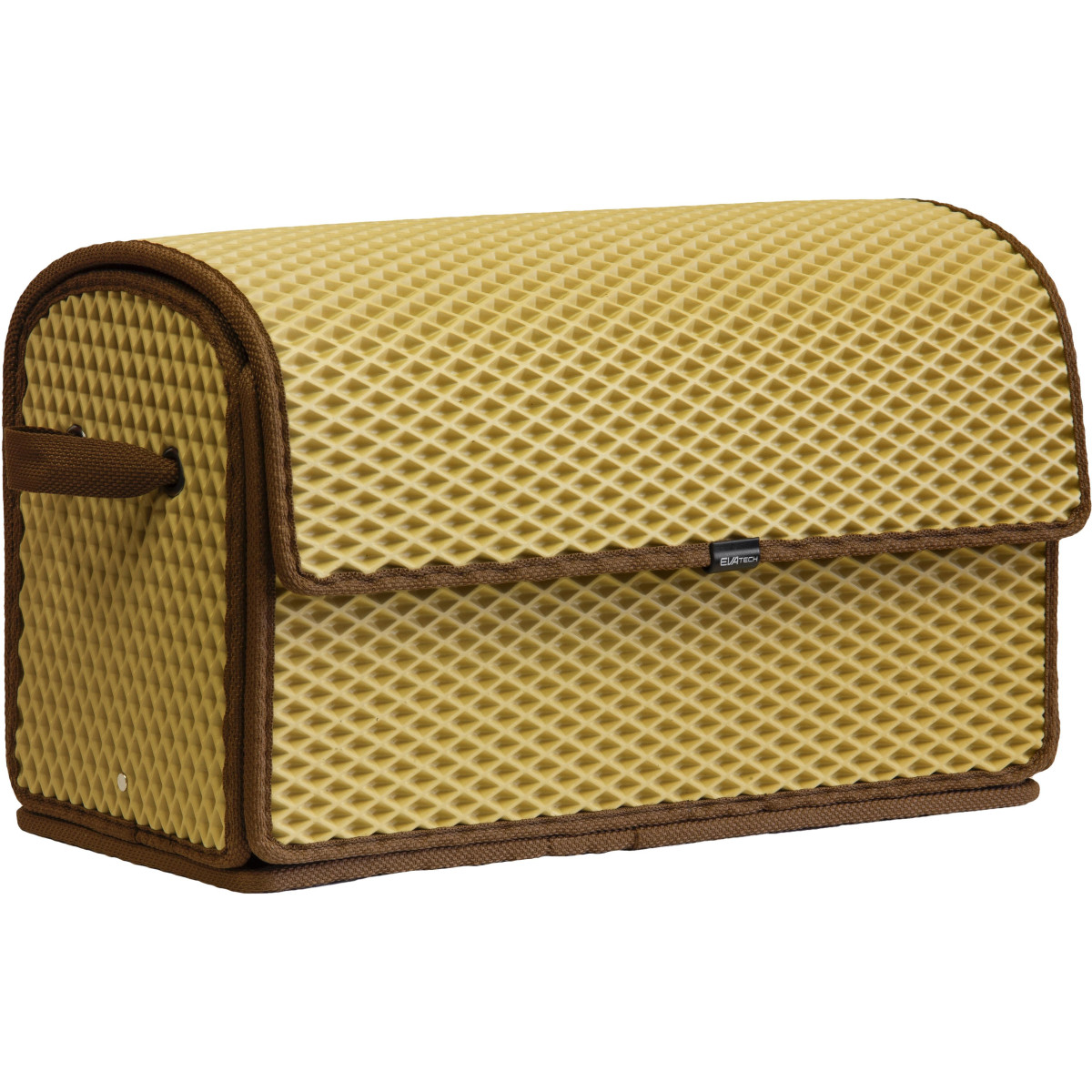 EVAtech tavaratilan järjestäjä 30x49x25 cm- hiekanvärinen / ruskeat reunat