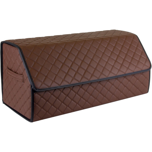 EVAtech tavaratilan järjestäjä ECO L 30x30x65 cm - ruskea / mustat reunat / ruskeat ompeleet / musta sisusta