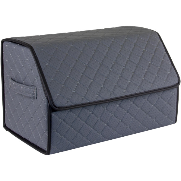 EVAtech tavaratilan järjestäjä ECO M 30x30x50 cm - musta / mustat reunat / siniset ompeleet / musta sisusta