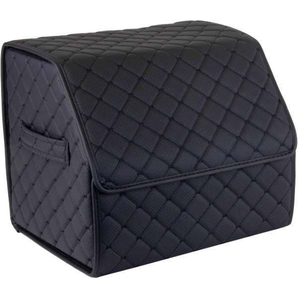 EVAtech tavaratilan järjestäjä ECO S 30x30x35 cm - musta / mustat reunat / mustat ompeleet / musta sisusta