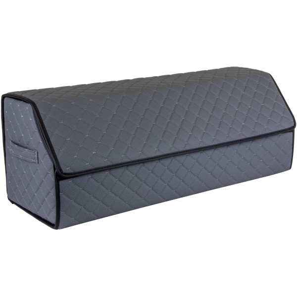 EVAtech tavaratilan järjestäjä ECO XL 30x30x80 cm - harmaa / mustat reunat / harmaat ompeleet / musta sisusta