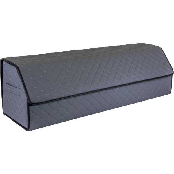 EVAtech tavaratilan järjestäjä ECO XXL 30x30x100 cm - harmaa / mustat reunat / harmaat ompeleet / punainen sisusta