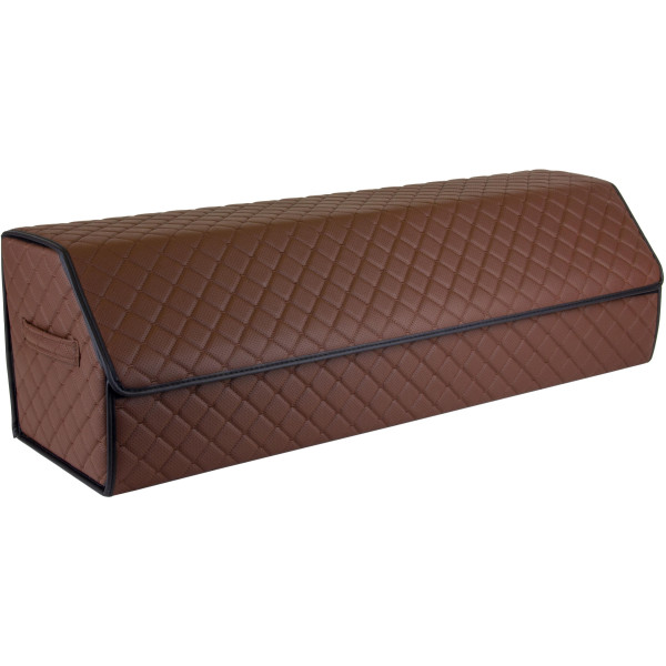 EVAtech tavaratilan järjestäjä ECO XXL 30x30x100 cm - ruskea / mustat reunat / ruskeat ompeleet / musta sisusta