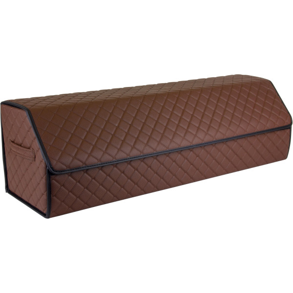 EVAtech tavaratilan järjestäjä ECO XXL 30x30x100 cm - ruskea / mustat reunat / ruskeat ompeleet / punainen sisusta