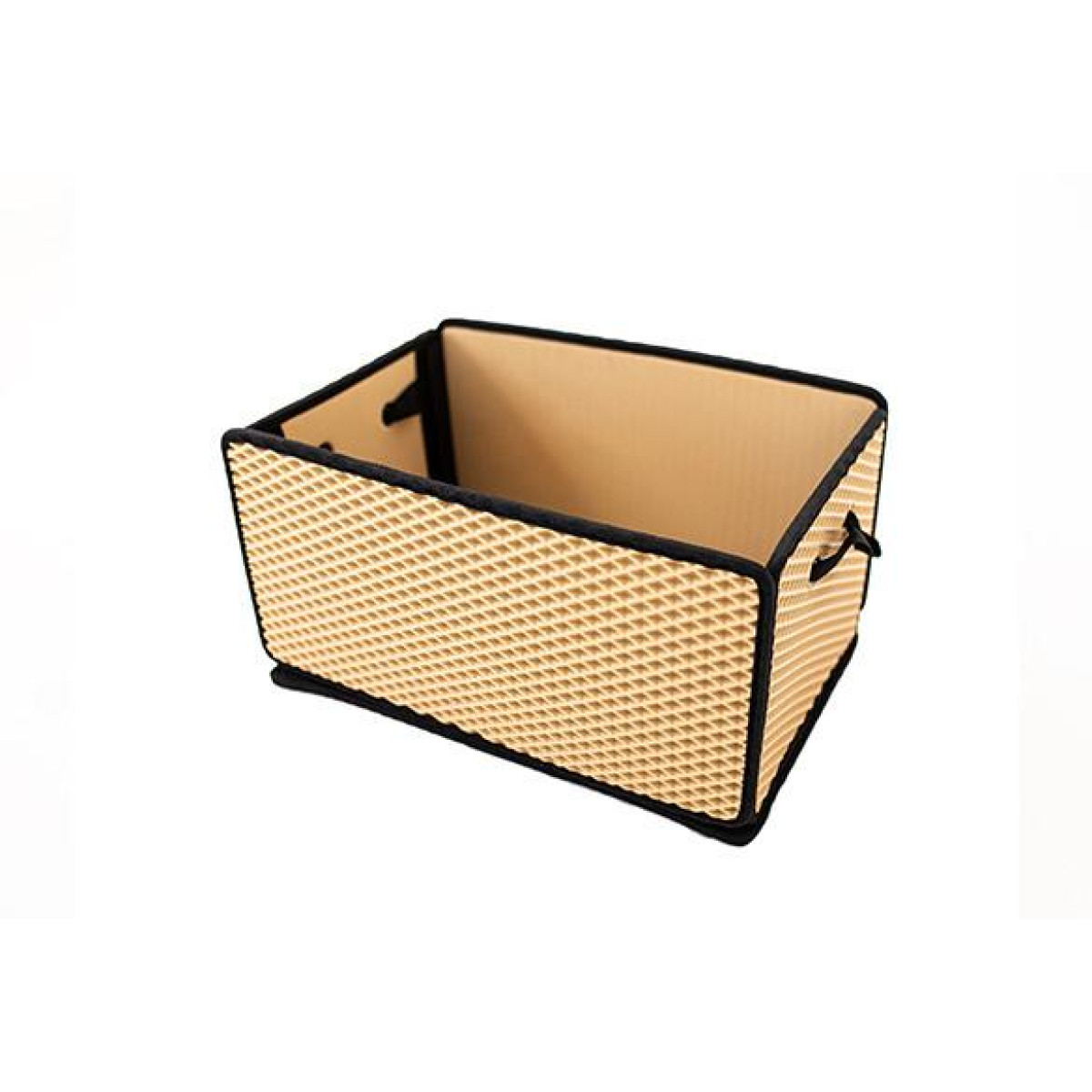 EVAtech tavaratilan järjestäjä LightBox 33x50x25 cm - hiekanvärinen / mustat reunat EVAtech tavaratilan järjestäjä LightBox 33x50x25 cm - hiekanvärinen / mustat reunat