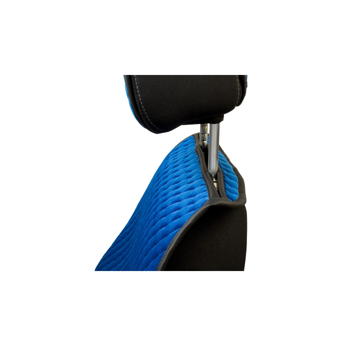 EVAtech PRO istuinsuojat, 2 kpl - sininen / mustat reunat / siniset ompeleet