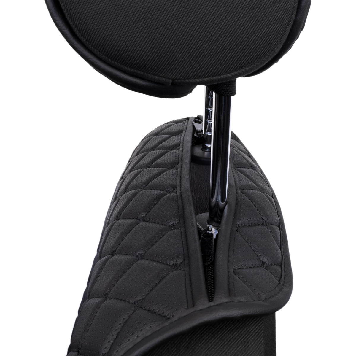 EVAtech ECO Basic istuinsuoja, 1 kpl - musta / mustat reunat / mustat ompeleet EVAtech ECO Basic istuinsuoja, 1 kpl - musta / mustat reunat / mustat ompeleet