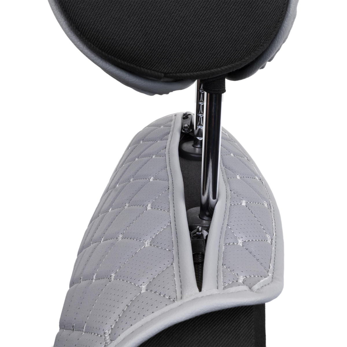 EVAtech ECO Basic istuinsuoja, 1 kpl - harmaa / harmaat reunat / harmaat ompeleet EVAtech ECO Basic istuinsuoja, 1 kpl - harmaa / harmaat reunat / harmaat ompeleet