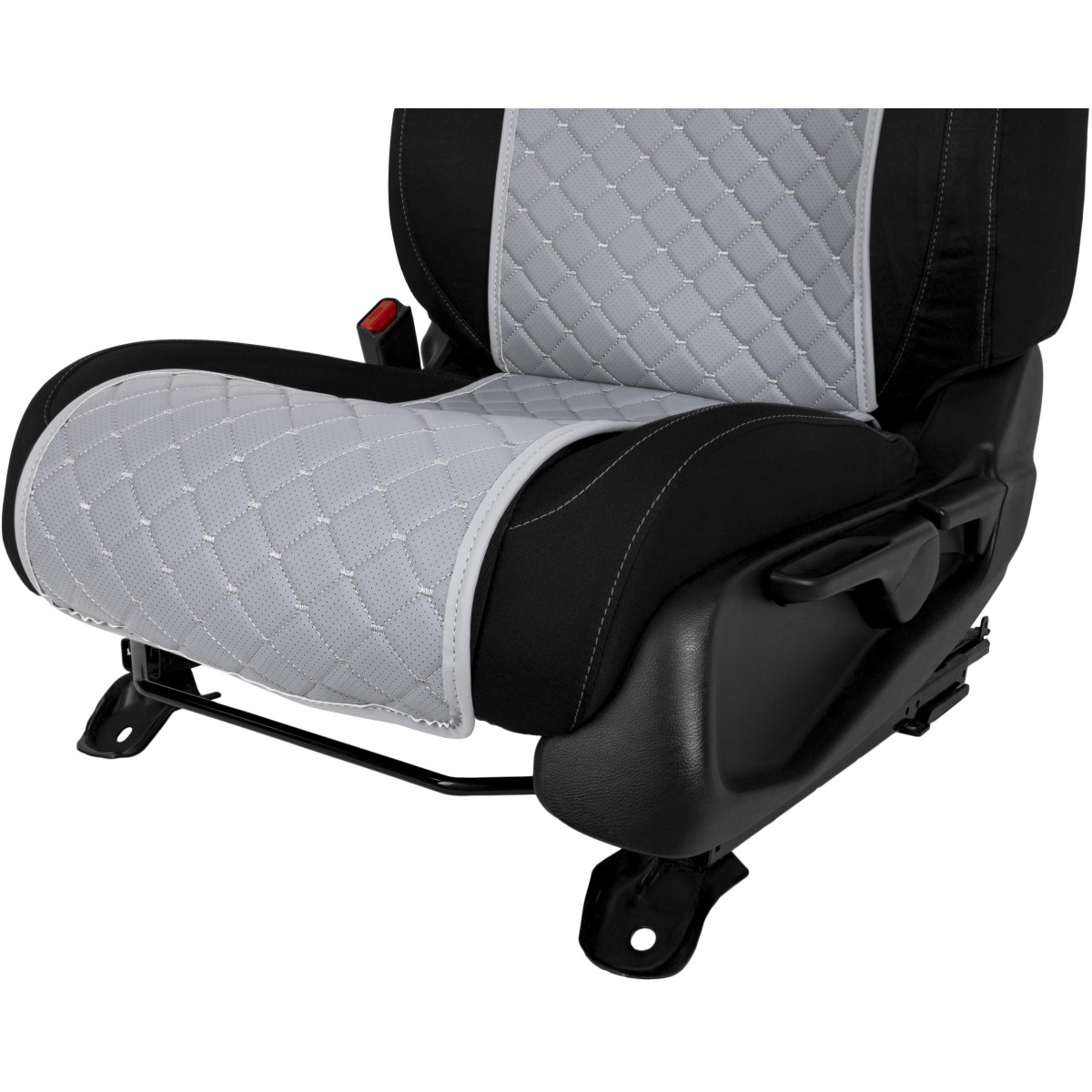 EVAtech ECO Basic istuinsuoja, 1 kpl - harmaa / harmaat reunat / harmaat ompeleet EVAtech ECO Basic istuinsuoja, 1 kpl - harmaa / harmaat reunat / harmaat ompeleet