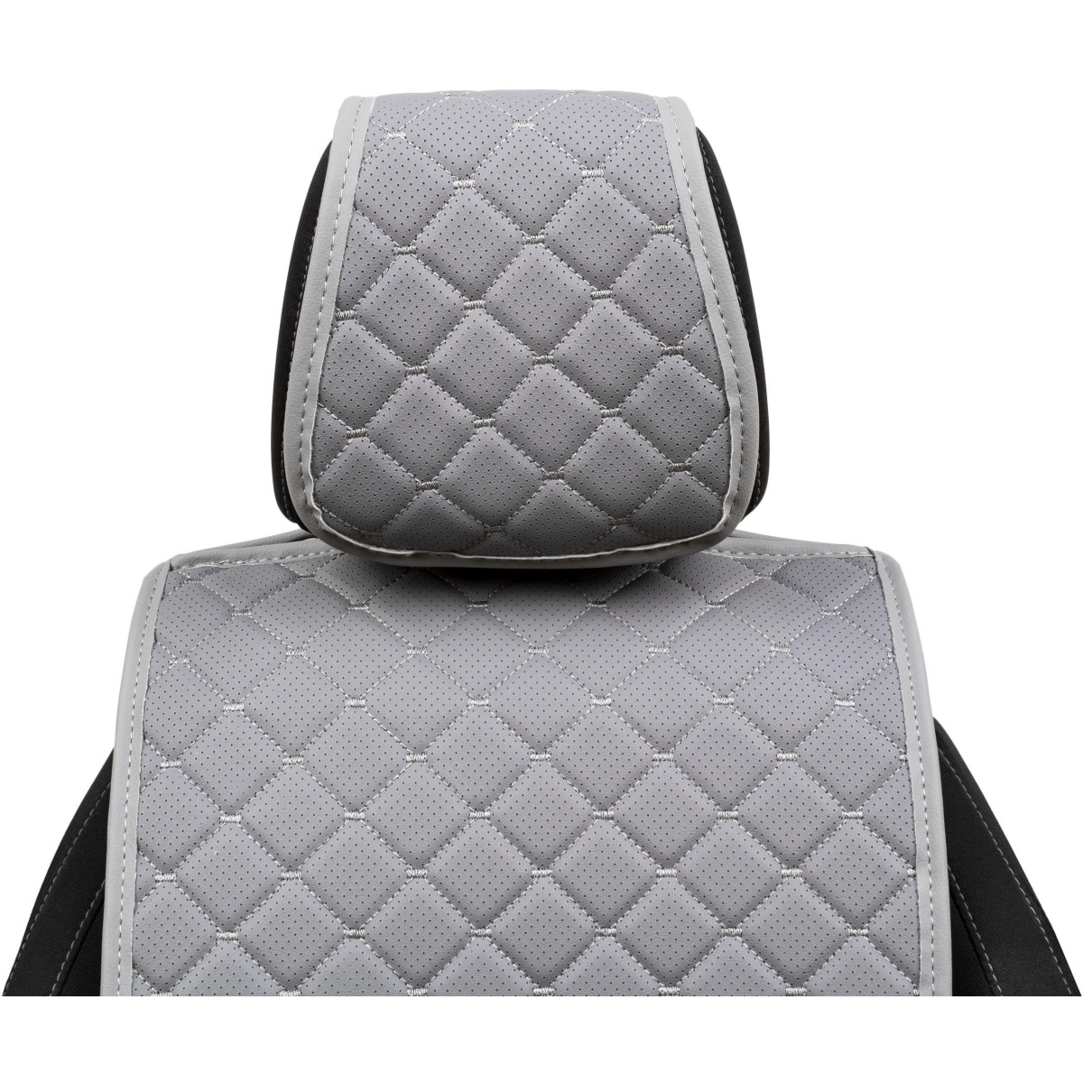 EVAtech ECO Basic istuinsuoja, 1 kpl - harmaa / harmaat reunat / harmaat ompeleet EVAtech ECO Basic istuinsuoja, 1 kpl - harmaa / harmaat reunat / harmaat ompeleet