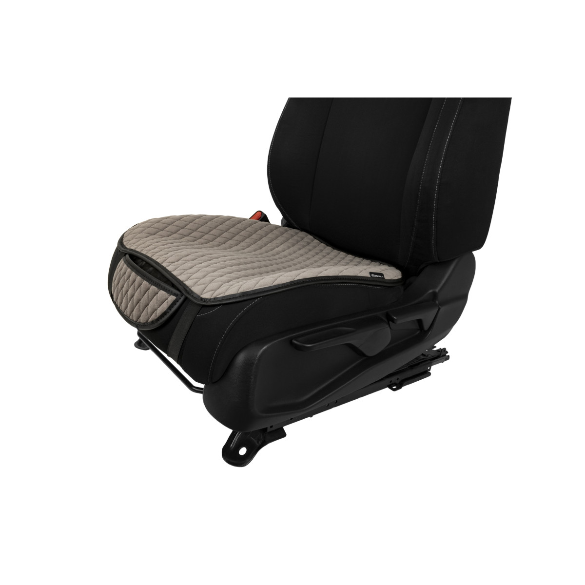 EVAtech istuinsuojat, 2 kpl - harmaa / mustat reunat / harmaat ompeleet EVAtech istuinsuojat, 2 kpl - harmaa / mustat reunat / harmaat ompeleet