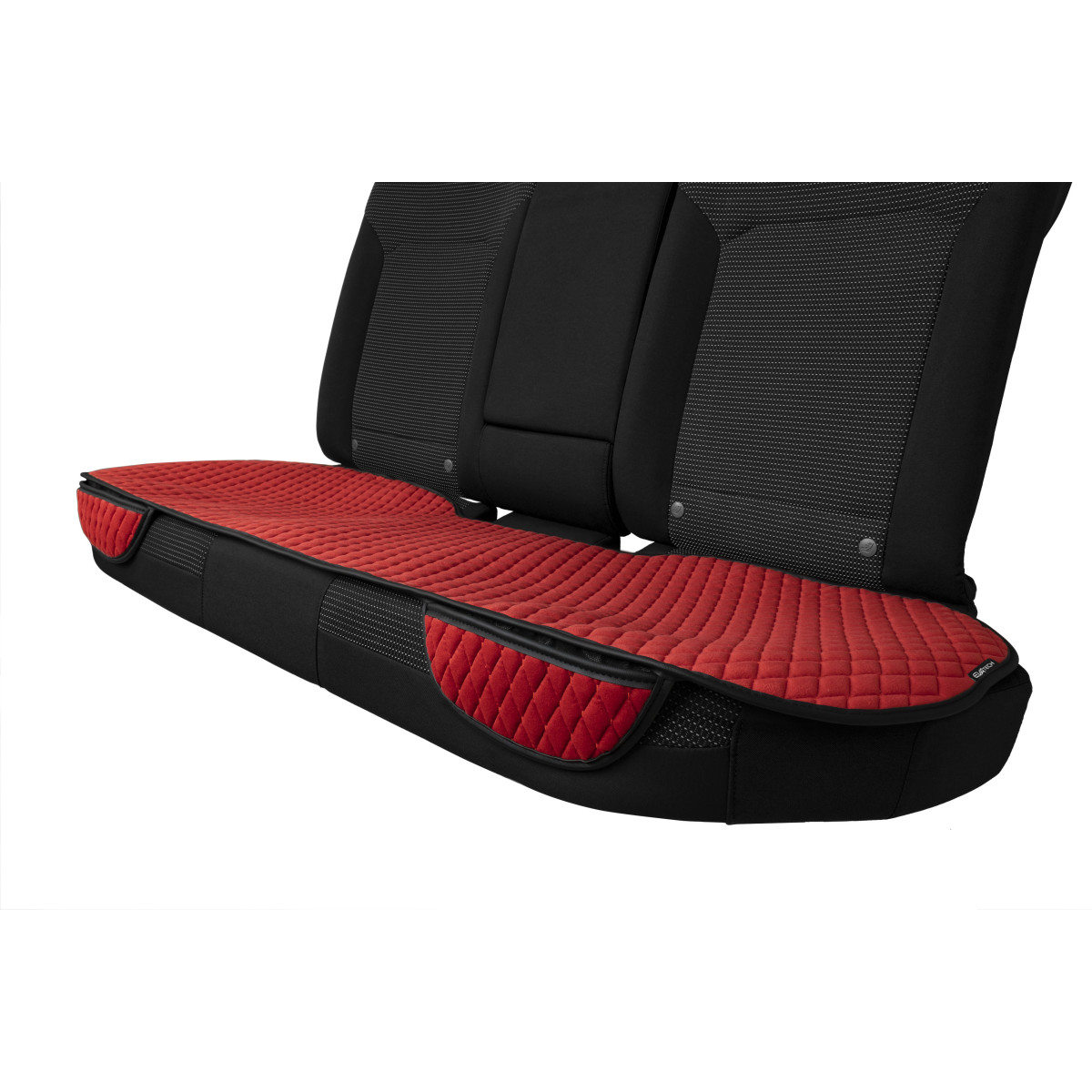 EVAtech istuinsuojat, 3 kpl - punainen / mustat reunat / punaiset ompeleet EVAtech istuinsuojat, 3 kpl - punainen / mustat reunat / punaiset ompeleet