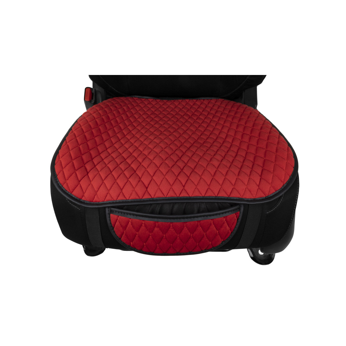 EVAtech istuinsuojat, 3 kpl - punainen / mustat reunat / punaiset ompeleet EVAtech istuinsuojat, 3 kpl - punainen / mustat reunat / punaiset ompeleet