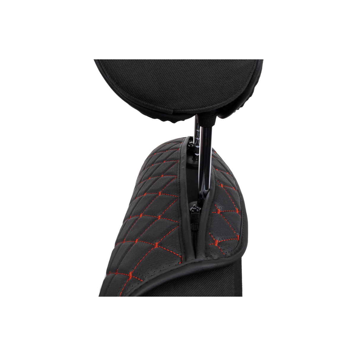 EVAtech ECO Max istuinsuojat, 2 kpl - musta / mustat reunat / punaiset ompeleet EVAtech ECO Max istuinsuojat, 2 kpl - musta / mustat reunat / punaiset ompeleet