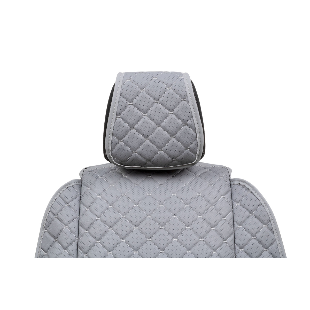 EVAtech ECO Max istuinsuojat, 2 kpl - harmaa / harmaat reunat / harmaat ompeleet EVAtech ECO Max istuinsuojat, 2 kpl - harmaa / harmaat reunat / harmaat ompeleet