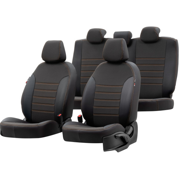 Paris istuinsuojat (eco-nahka, tekstiili) Peugeot Expert II 2007-2016 (2 paikkaa) 1+1