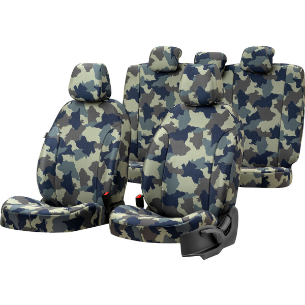Safari istuinsuojat (tekstiili) Honda Civic VII 2001-2005