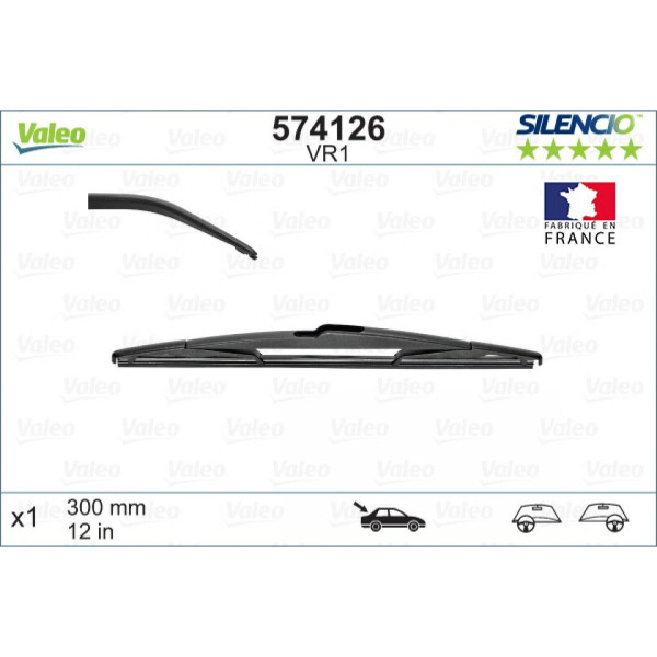 Takapyyhin Valeo Silencio Performance VR1, 300 mm