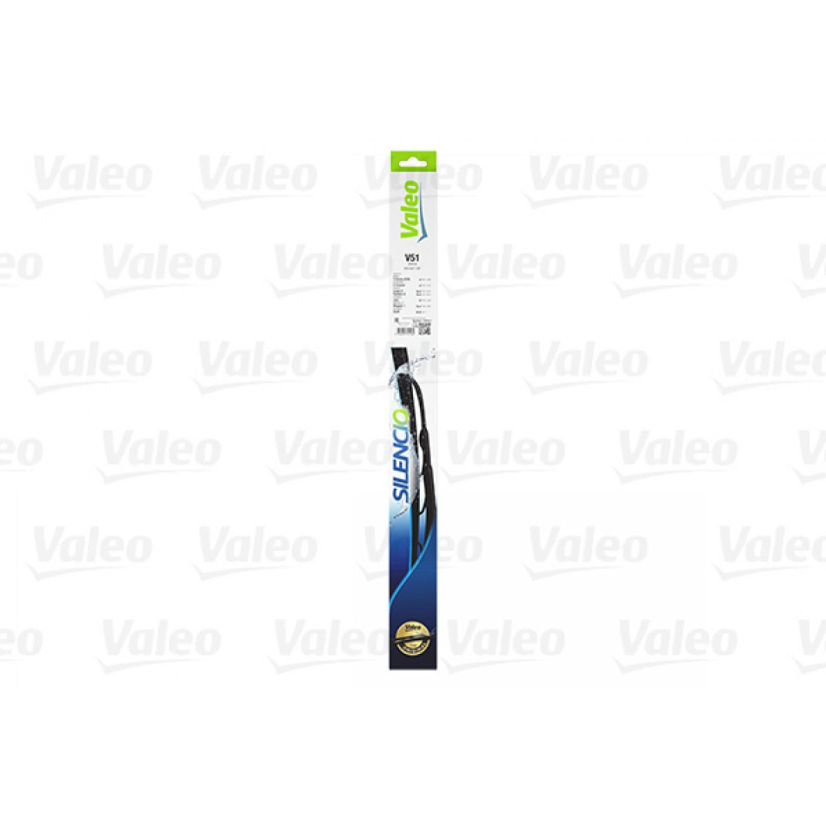 Pyyhin Valeo Silencio Standart V51, 510 mm Pyyhin Valeo Silencio Standart V51, 510 mm