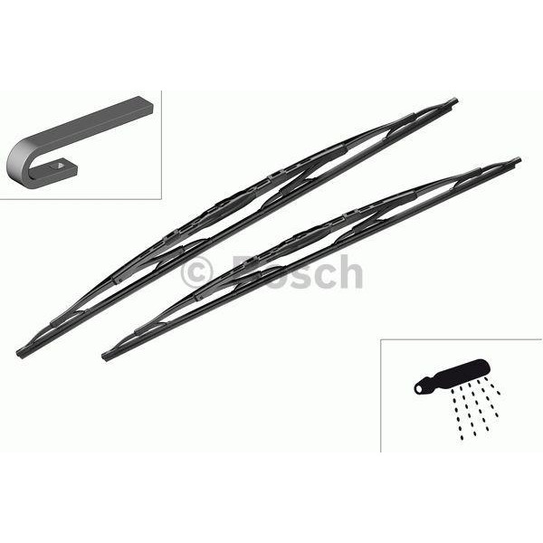 Pyyhinsetti Bosch Twin Spoiler 703S, 700/650 mm