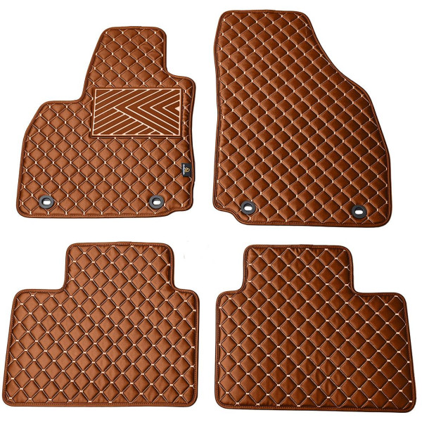 Eco-nahka matot QuiltyMats MG ZS vuodesta 2024 (Ruskea / ruskeat ompeleet) Eco-nahka matot QuiltyMats MG ZS vuodesta 2024 (Ruskea / ruskeat ompeleet)