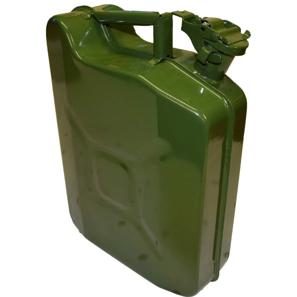 Polttoainekanisteri 10 l, metallia