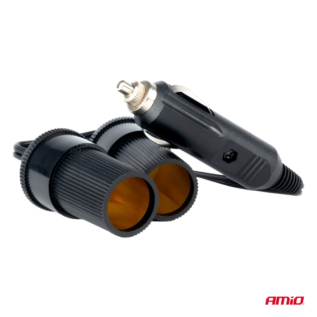 Auton pistorasian jakaja 12/24V, AMIO-03801