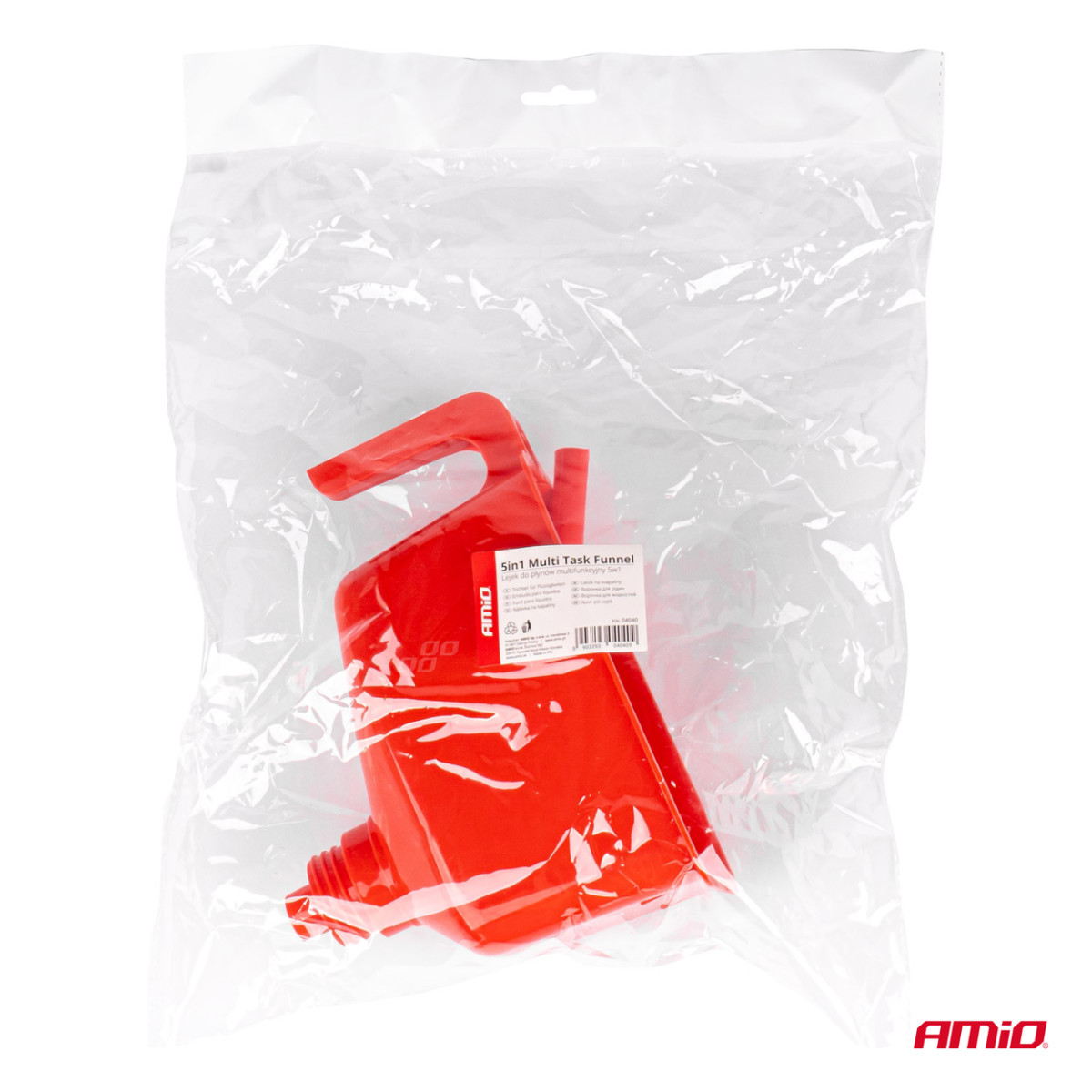 5in1 yleiskäyttöinen monitoimisuppilo suodattimella 16,5 cm AMIO-04040