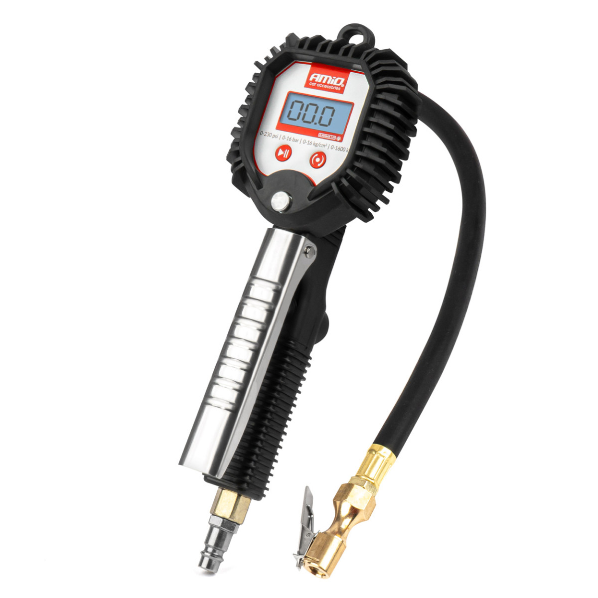 Ilmanpainepistooli digitaalisella painemittarilla 16 bar AMIO-04483