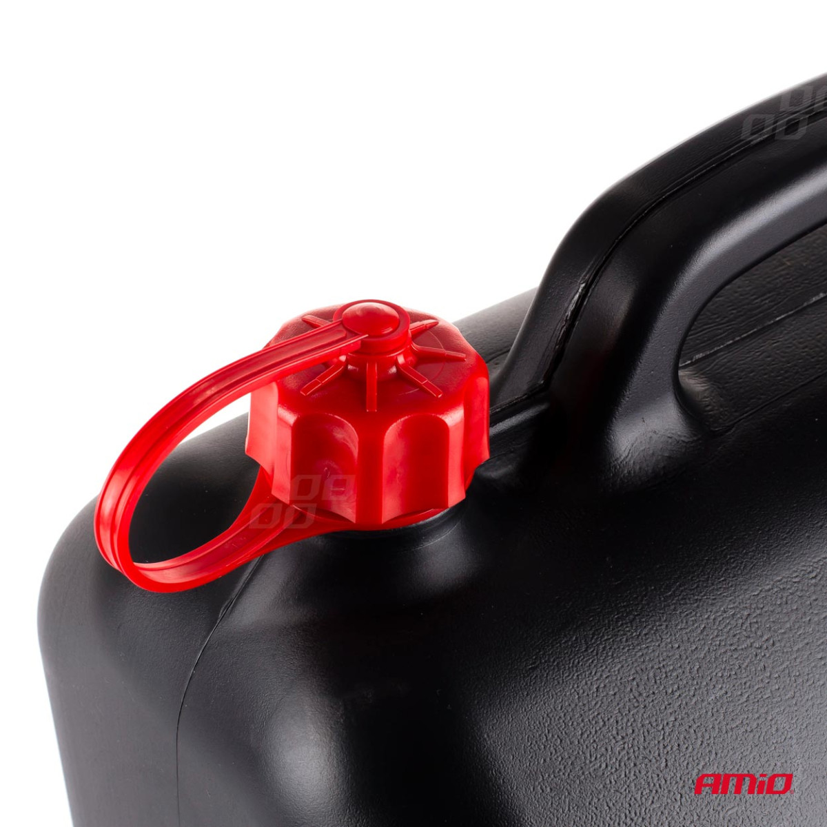 Muovinen polttoainekanisteri 20 l, musta, 38x35x20 cm