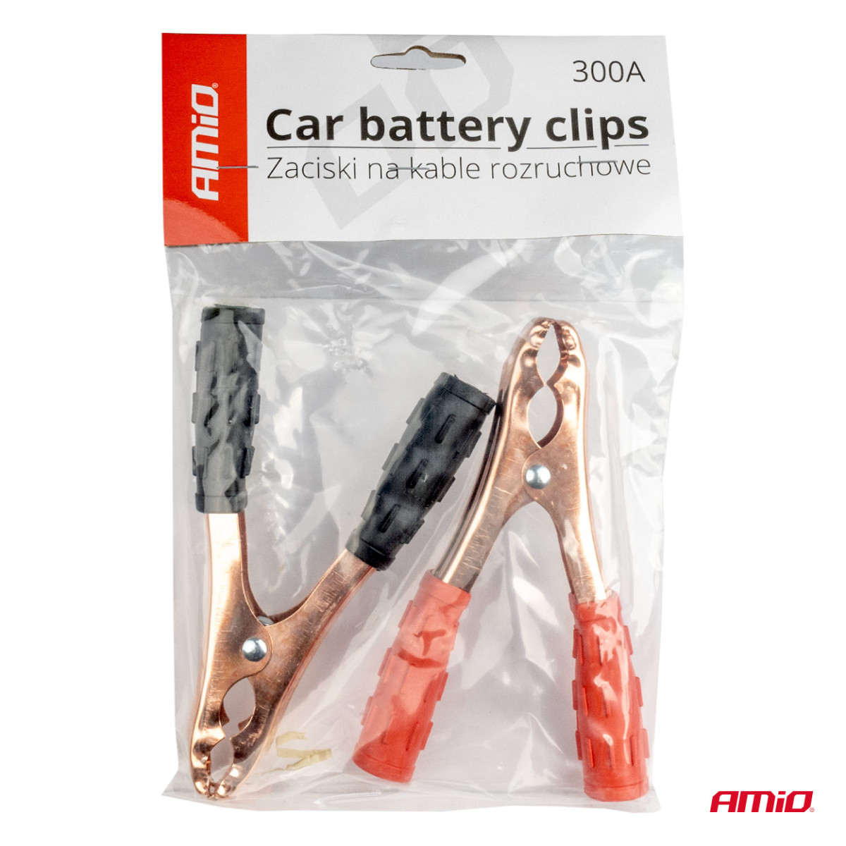 Akkupuristimet (krokotiilit) 150–300 A, 2 kpl, AMIO-01732