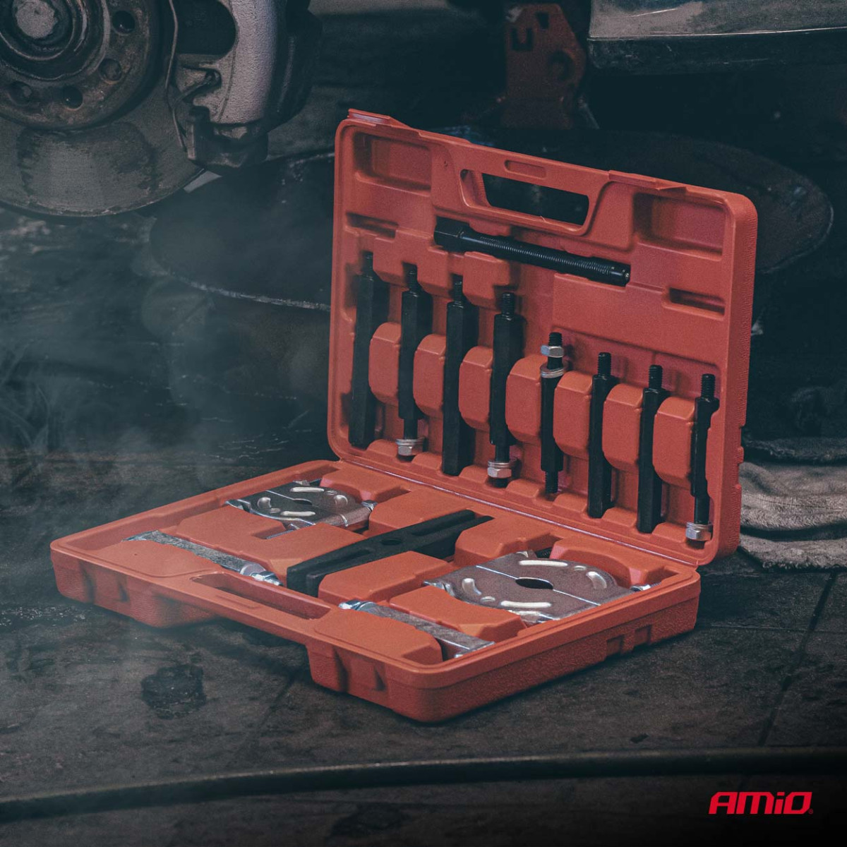 Laakerin ulosvetäjä erottimella AMIO-04761