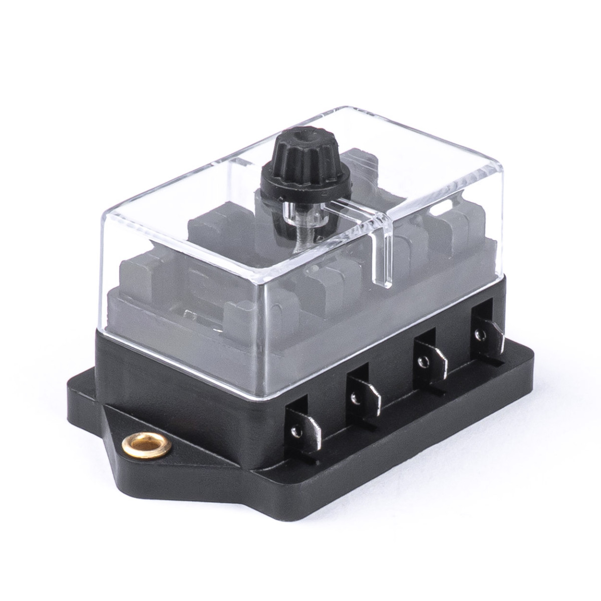 Sulakerasia, 4 paikkaa terän (ATO/UNI) sulakkeille AMIO-03040