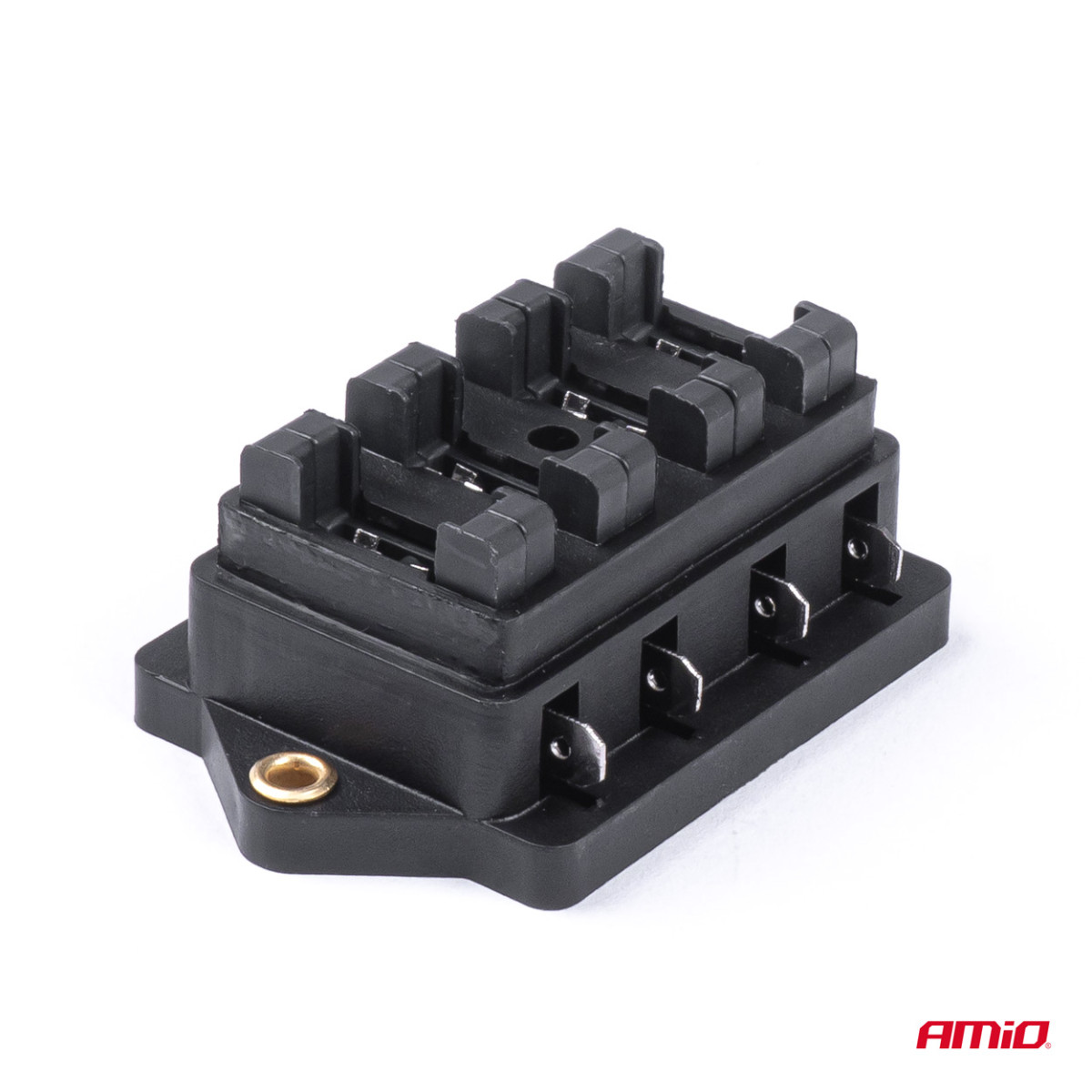 Sulakerasia, 4 paikkaa terän (ATO/UNI) sulakkeille AMIO-03040