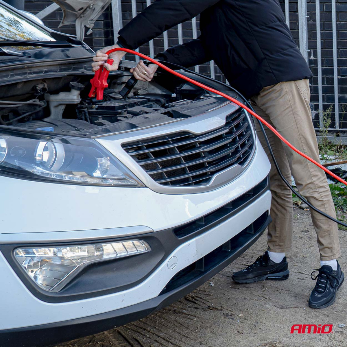 Hyppykaapelit 220A 3m TÜV AMIO-04593