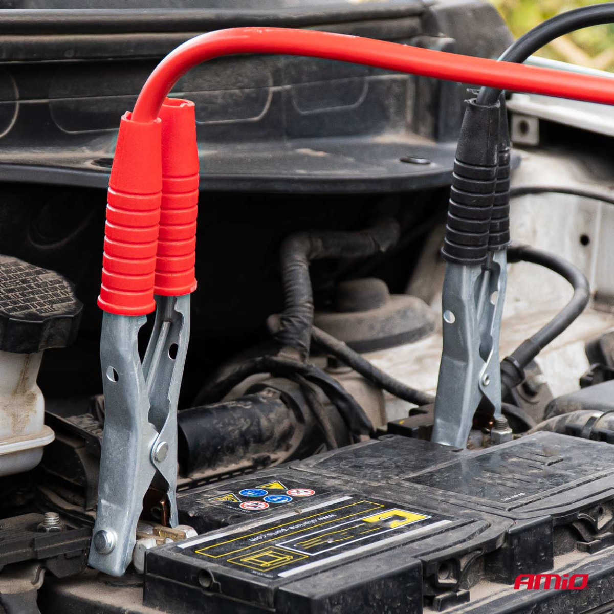 Käynnistyskaapelit 1200A, 6 m, 99,9 % kuparia, AMIO-04822