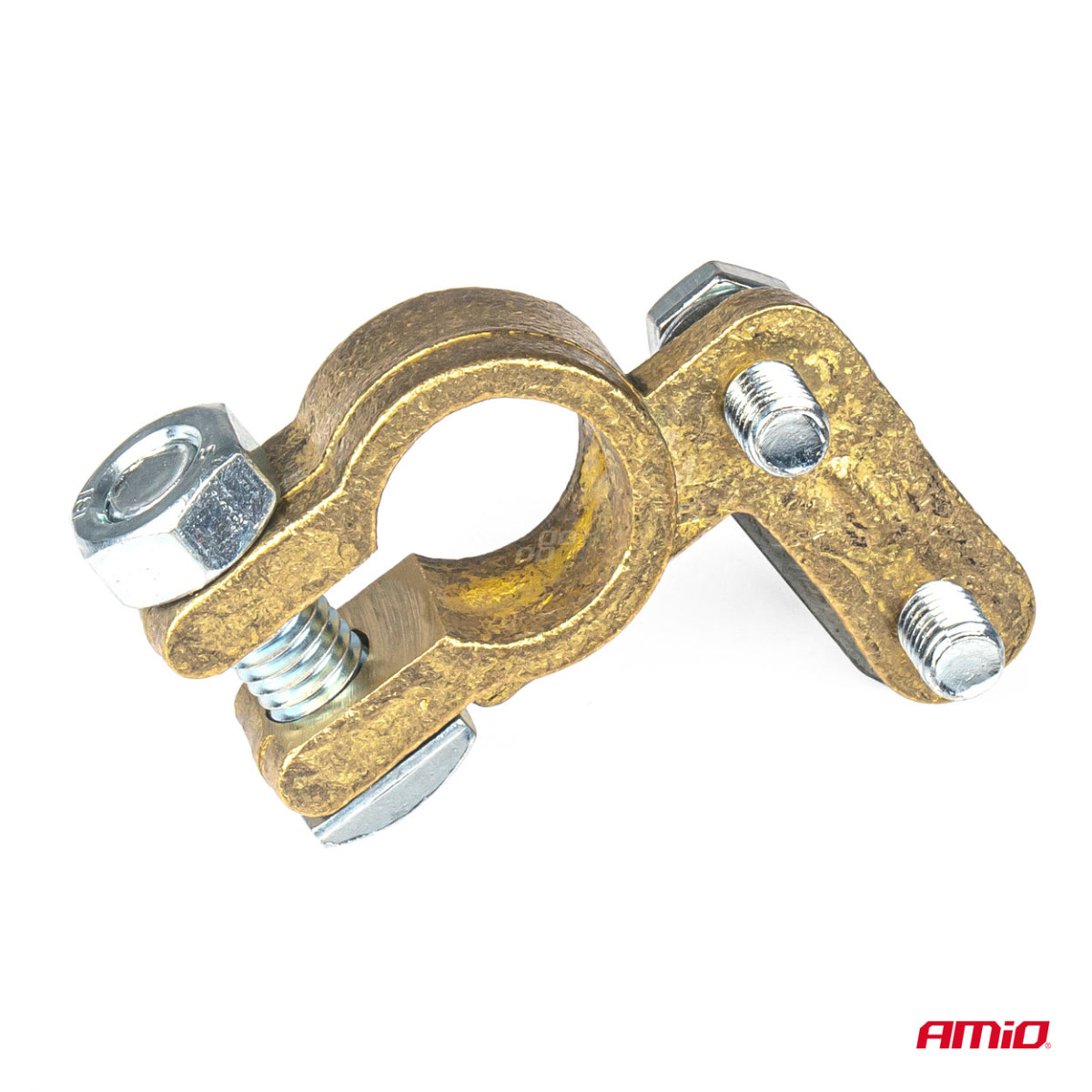 Kuparinen akkuliitin NEGATIIVINEN, vahvistettu, 600 A, AMIO-01661M