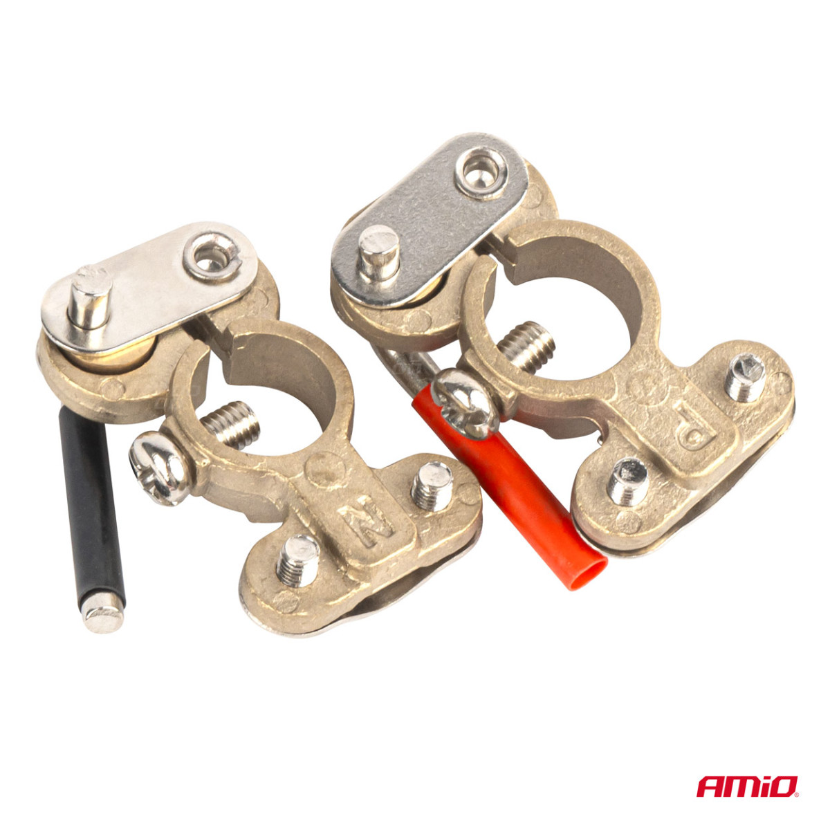 Akkuliittimet 600 A, kupari, 2 kpl. AMIO-03846