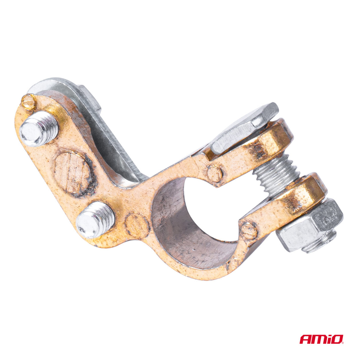 Akkuliittimet 600 A, messinkiä, 2 kpl, AMIO-01161