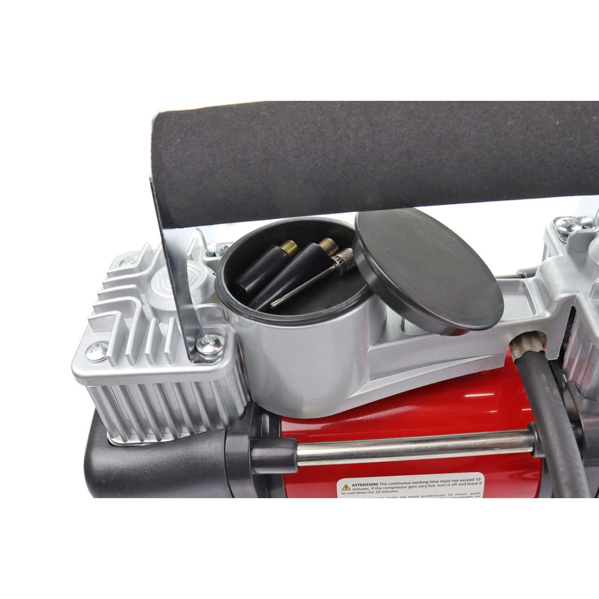 Auton ilmakompressori 12V HQ, kaksisylinterinen ACOMP-04 AMIO-01136