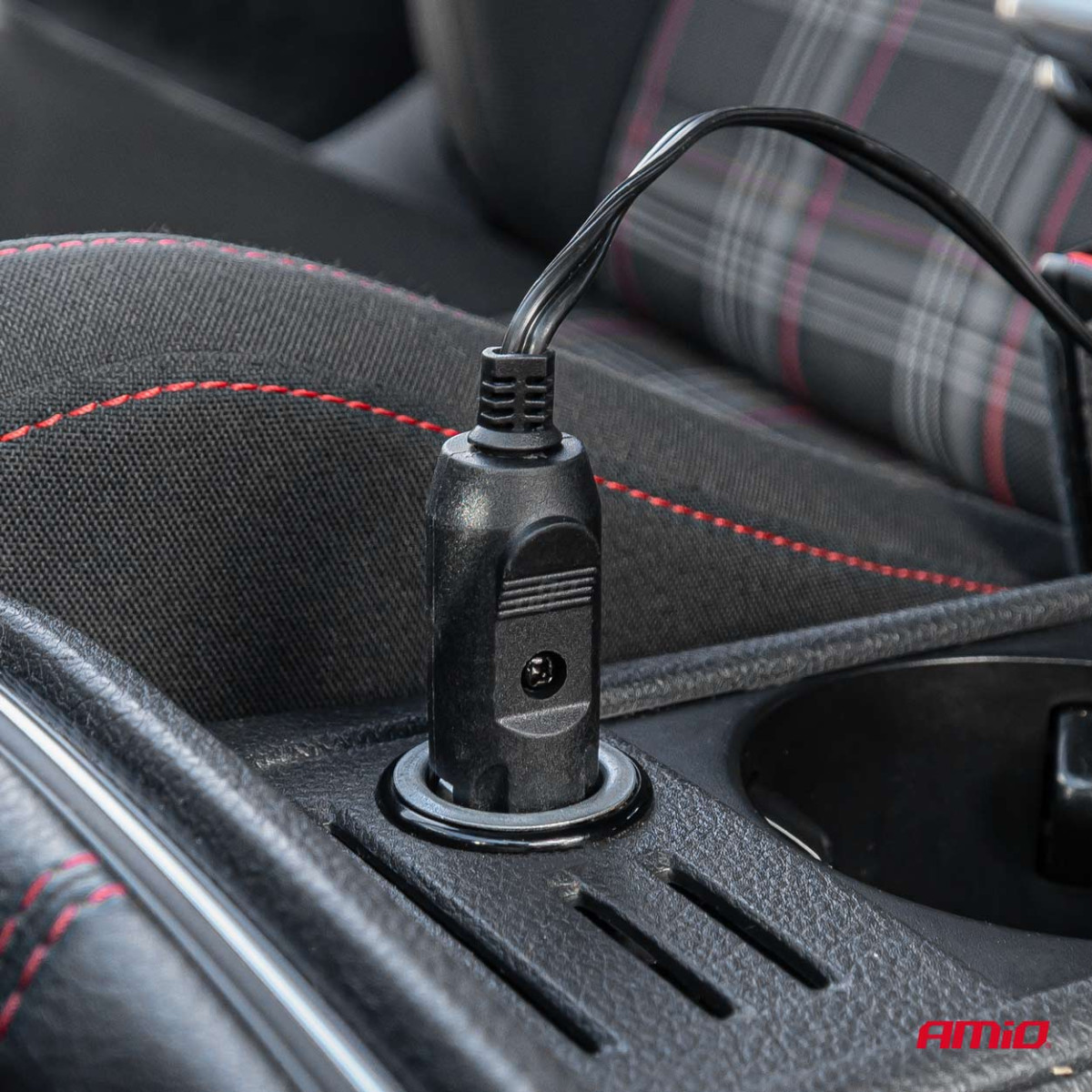 Auton ilmakompressori 12 V, LCD, LED, AMIO-03268