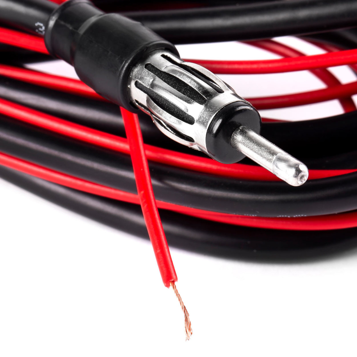 Autoantenni 40 cm vahvistimella, ANT08 AMIO-01511