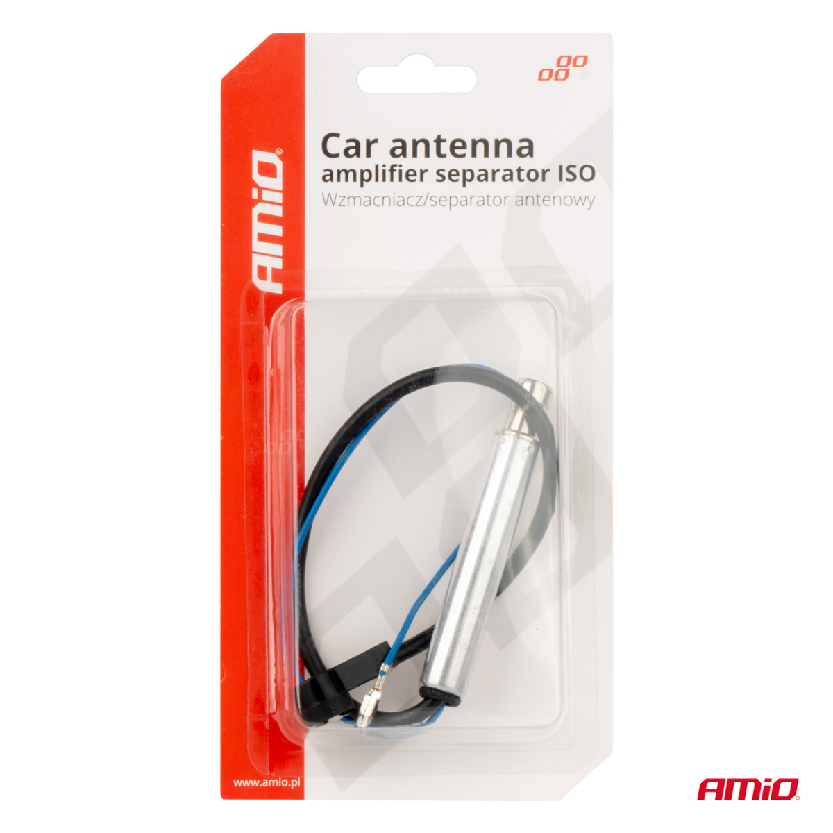 Auton antennin signaalinvahvistin-erotin ISO AMIO-04131