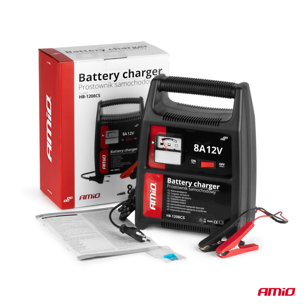 Akkulaturi SBC-8A 8A 12V AMIO-02086