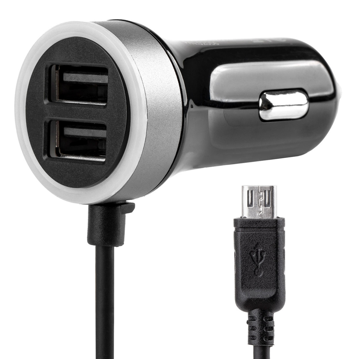 Autolaturi PCH PRO-01 microUSB+2xUSB 2.4A 12/24V