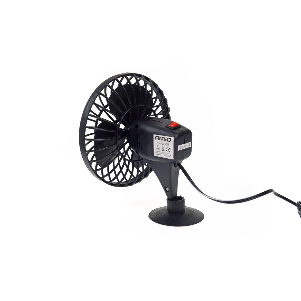 Auton tuuletin imukupilla, miniFAN 12V