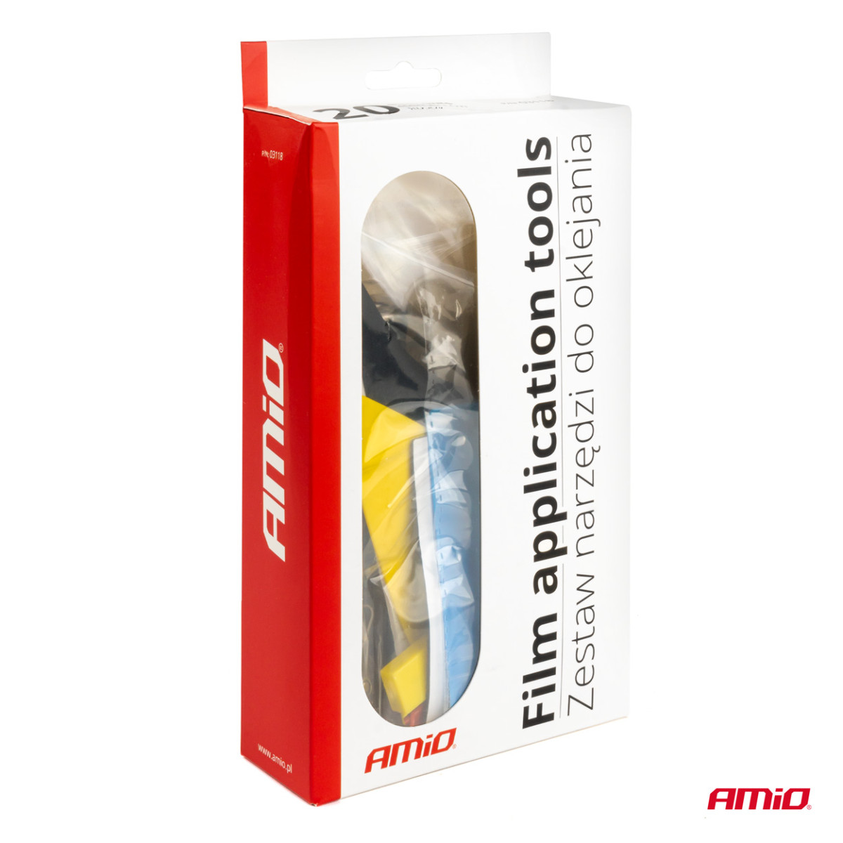 Auton kalvon kiinnitystyökalusarja 24 osaa, AMIO-03118