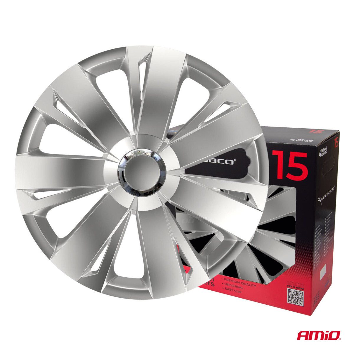 Pölykapselit 4 kpl, Energy, hopea, 15"